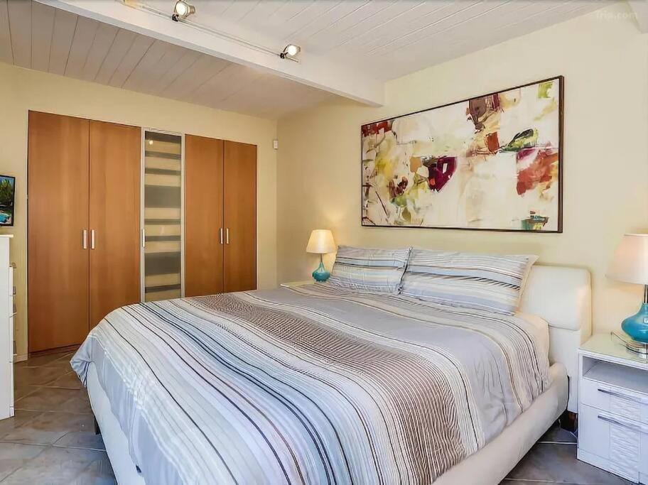 Serene 4 Bed 3 Bath Heated Pool Natural Backyard Heart Of Palm Springs Extérieur photo